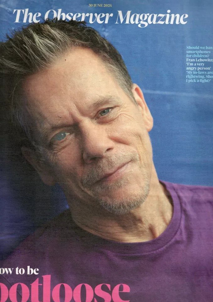Observer Magazine June 30 2024 Kevin Bacon