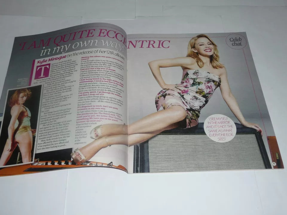 Daily Star - TV Extra Magazine (16/3/14) - Kylie Minogue cover