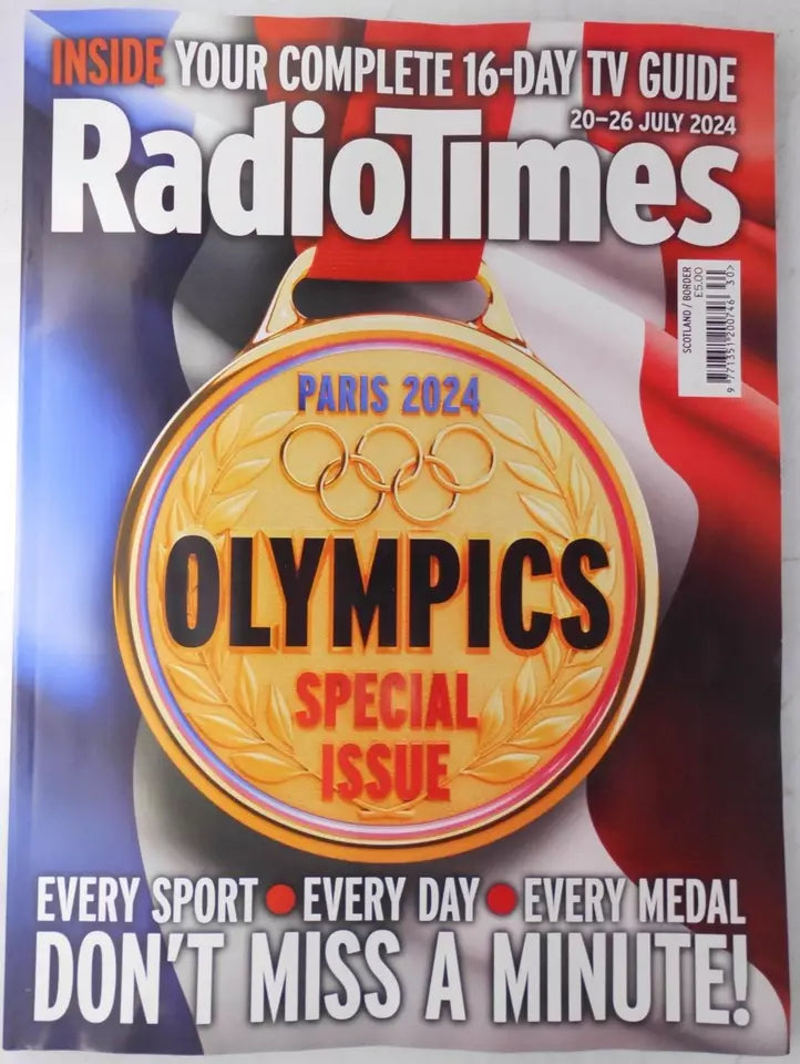 Radio Times magazine 20-26th July 2024 Paris Olympics 2024 Special