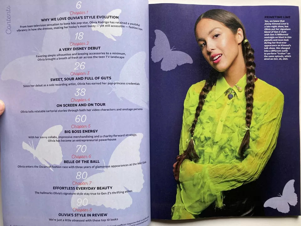 OLIVIA RODRIGO STYLE ALBUM MAGAZINE 2024 A360 MEDIA FAN GUIDE