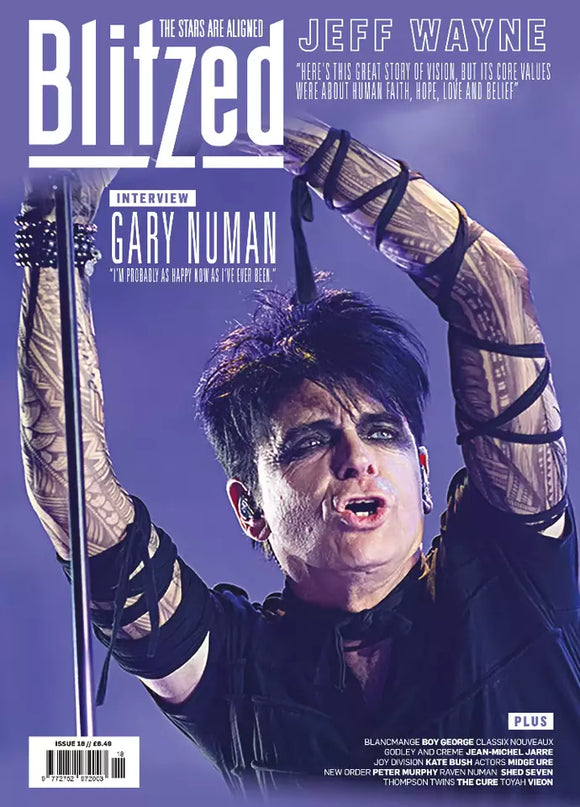 Blitzed Magazine (UK) - Issue 18 (January 2025) - Gary Numan - Jeff Wayne