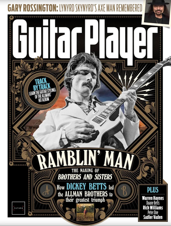 Guitar Player magazine August 2023 Gaby Rossington Lynyrd Skynyrd