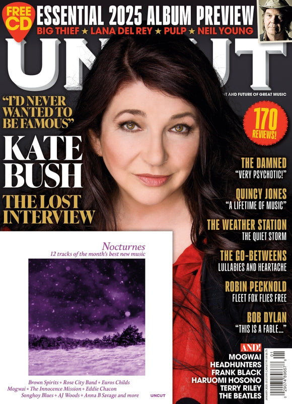 UNCUT Magazine January 2025 Kate Bush The Lost Interview Lana Del Rey & Free CD