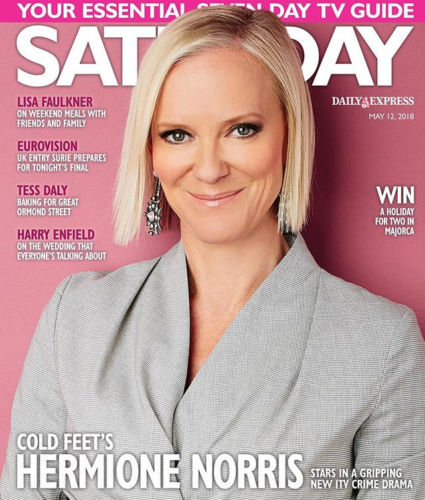 UK SATURDAY Magazine May 2018: HERMIONE NORRIS Liza Goddard UNA HEALY SuRie