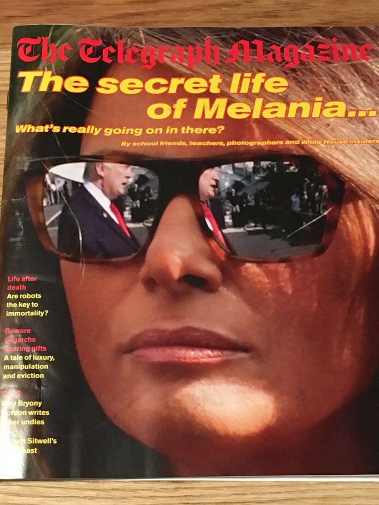 MELANIA TRUMP interview DONALD UK 1 DAY ISSUE - JANUARY 2019 NICK RHODES