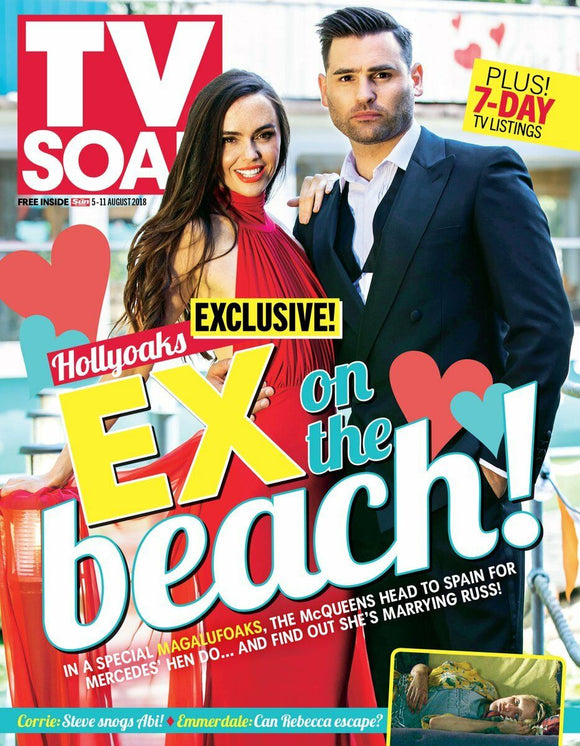 TV Soap Magazine Aug 2018: Jennifer Metcalfe & Stuart Manning Sally Ann Matthews