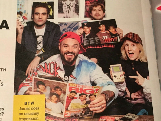 UK Fabulous Magazine Feb 2019: BUSTED (Charlie Simpson - Matt Willis - James B)