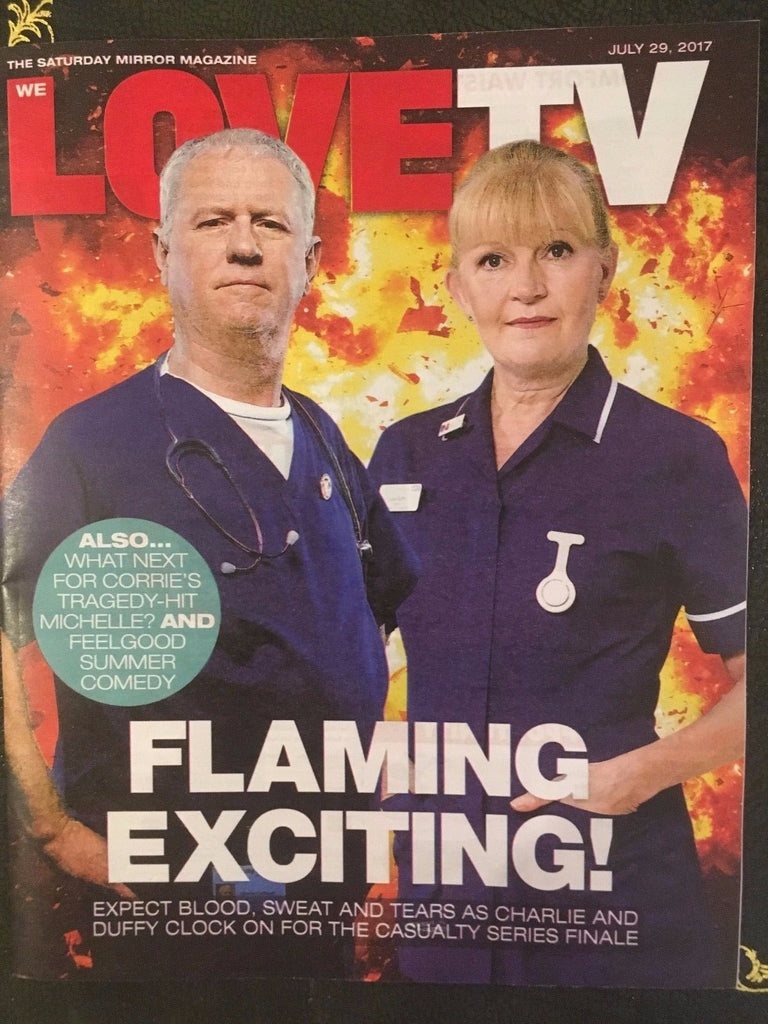 Love TV Magazine July 2017 Cathy Shipton Casualty James McArdle Nathaniel Parker