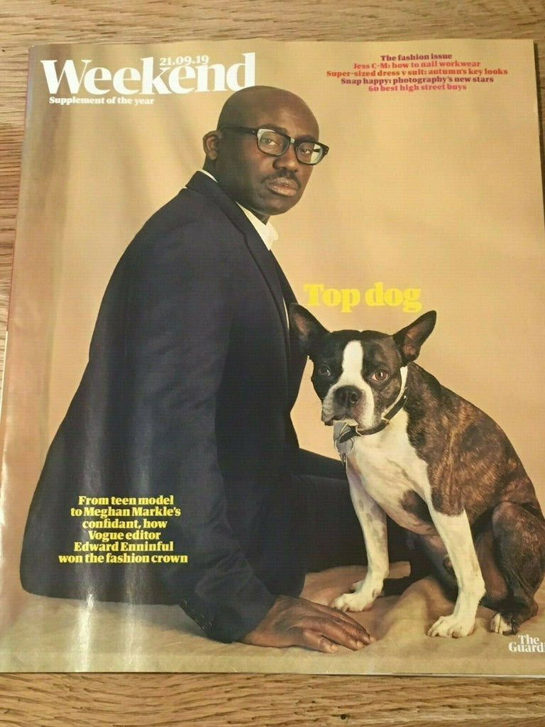 GUARDIAN magazine 21 September 2019: Edward Enninful (Vogue) Cover + Interview