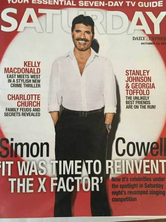 SATURDAY Magazine 10/2019: SIMON COWELL Killian Scott ROBIN COLVILL Grumbleweeds