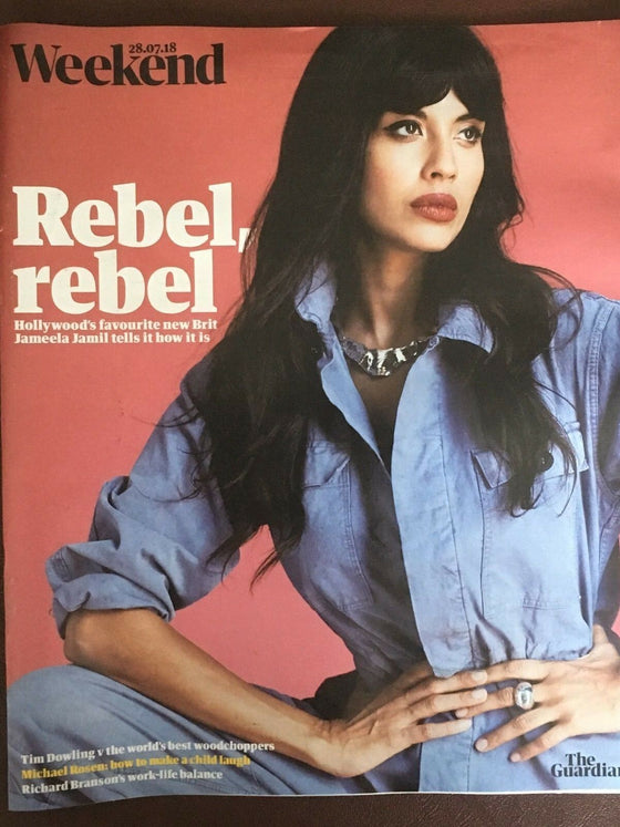 UK GUARDIAN magazine 28 July 2018: The Good Place JAMEELA JAMIL COVER STORY