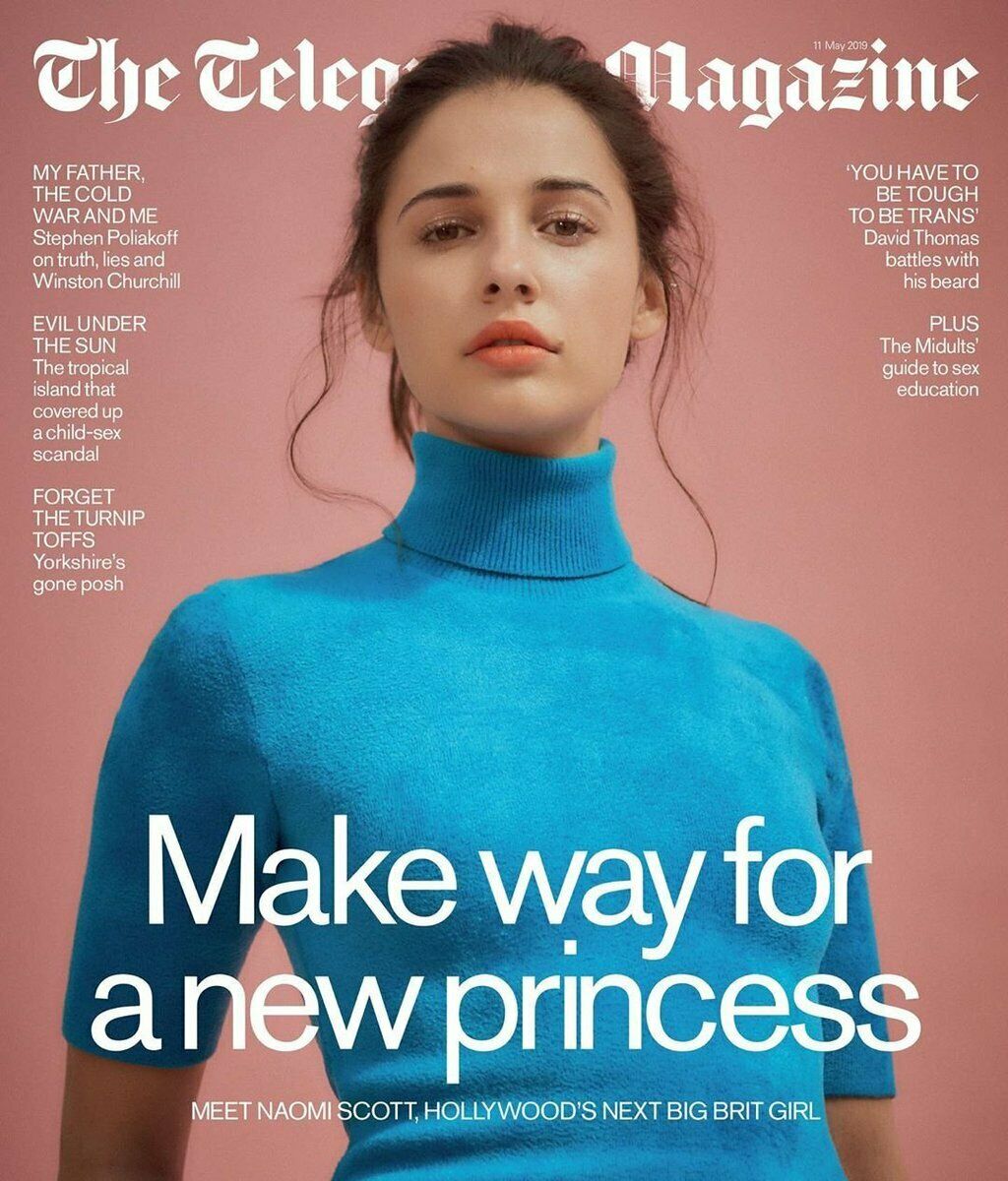 UK Telegraph Magazine 11 May 2019: Aladdin NAOMI SCOTT PHOTO COVER INTERVIEW