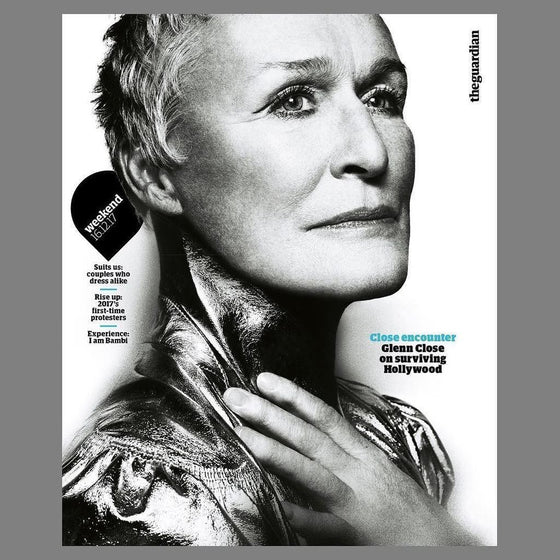 Guardian Weekend Magazine 16th December 2017 Glenn Close David Guetta