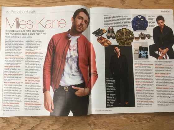 S EXPRESS Magazine 08/2018: MILES KANE Clodagh Rodgers DEAN ANDREWS Gina McKee