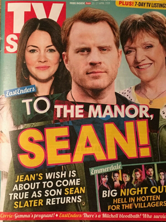 TV Soap Magazine 21 April 2019: Rob Kazinsky Lacey Turner Mikey North Zoe Henry