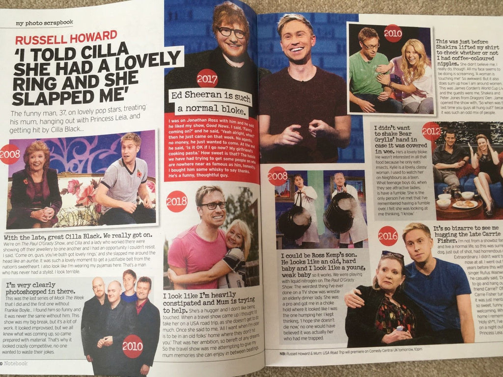 UK Notebook Magazine MARCH 2018: RUSSELL HOWARD Matt LeBlanc EPISODES