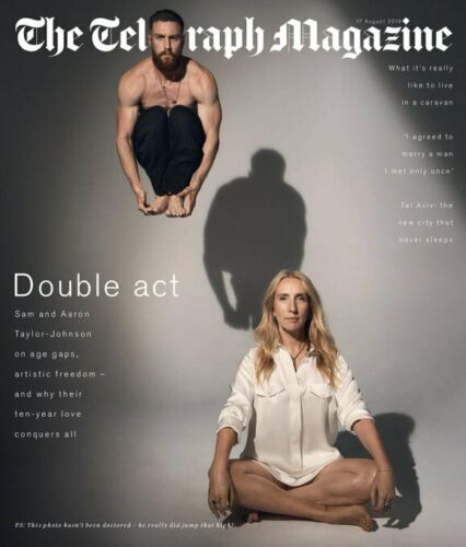 UK TELEGRAPH Magazine 17 August 2019: AARON & SAM TAYLOR-JOHNSON COVER FEATURE