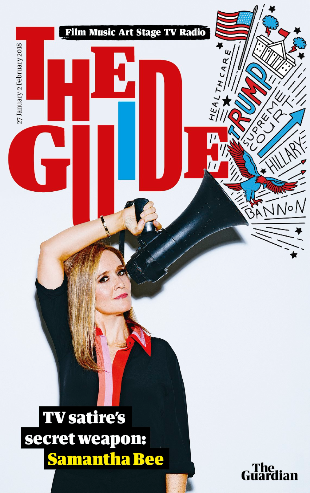 UK Guide Magazine January 2018: SAMANTHA BEE COVER STORY INTERVIEW