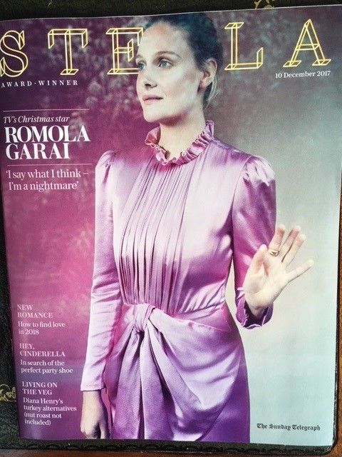 Stella Magazine December 2017 Romola Garai Photo Cover Interview