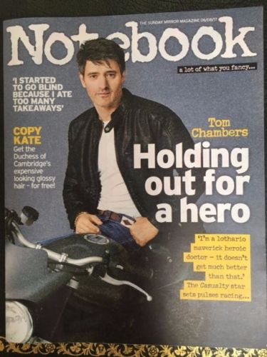 UK Notebook Magazine 6th August 2017 Tom Chambers Paul Nicholas Blake Harrison