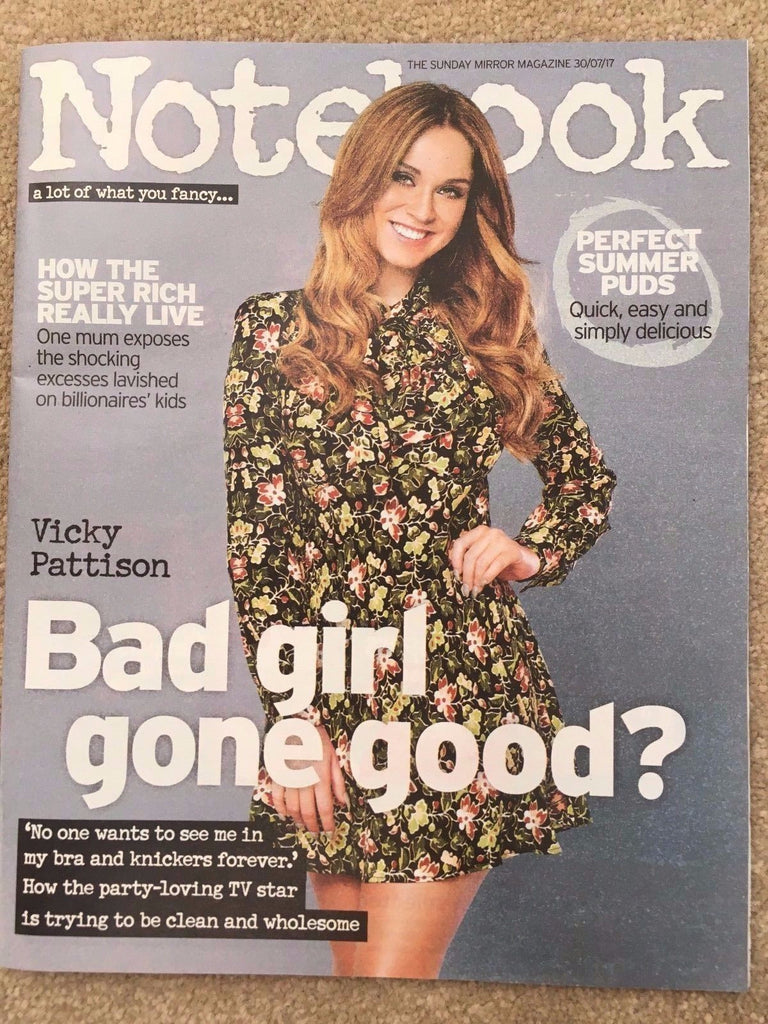 Notebook Magazine 30 July 2017 Vicky Pattison Jodie Whittaker Kierston Wareing