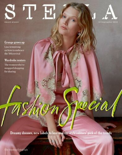 STELLA magazine 15 September 2019 - TONI GARRN PHOTO COVER INTERVIEW