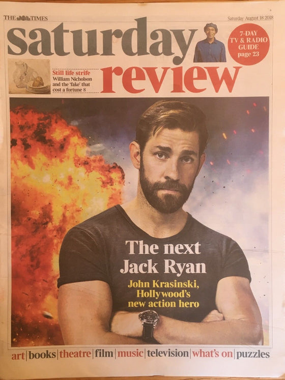 UK Times Review August 2018: Jack Ryan JOHN KRANSINSKI COVER INTERVIEW