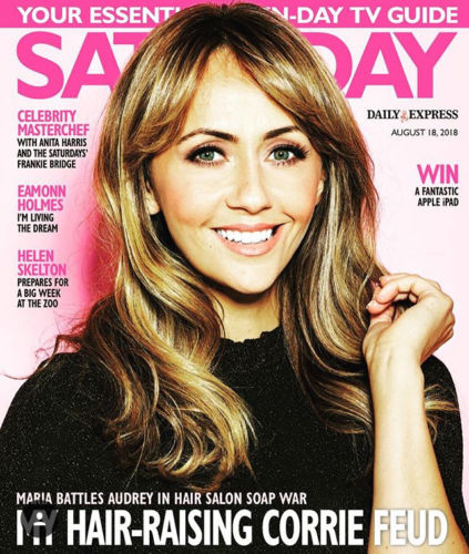 UK SATURDAY magazine 07/2018 SAMIA LONGCHAMBON Fiona Bruce GABRIELLE Carly Paoli