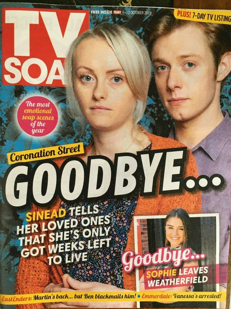 UK TV Soap Mag 6 Oct 2019: Katie McGlynn & Rob Mallard - Michelle Hardwick