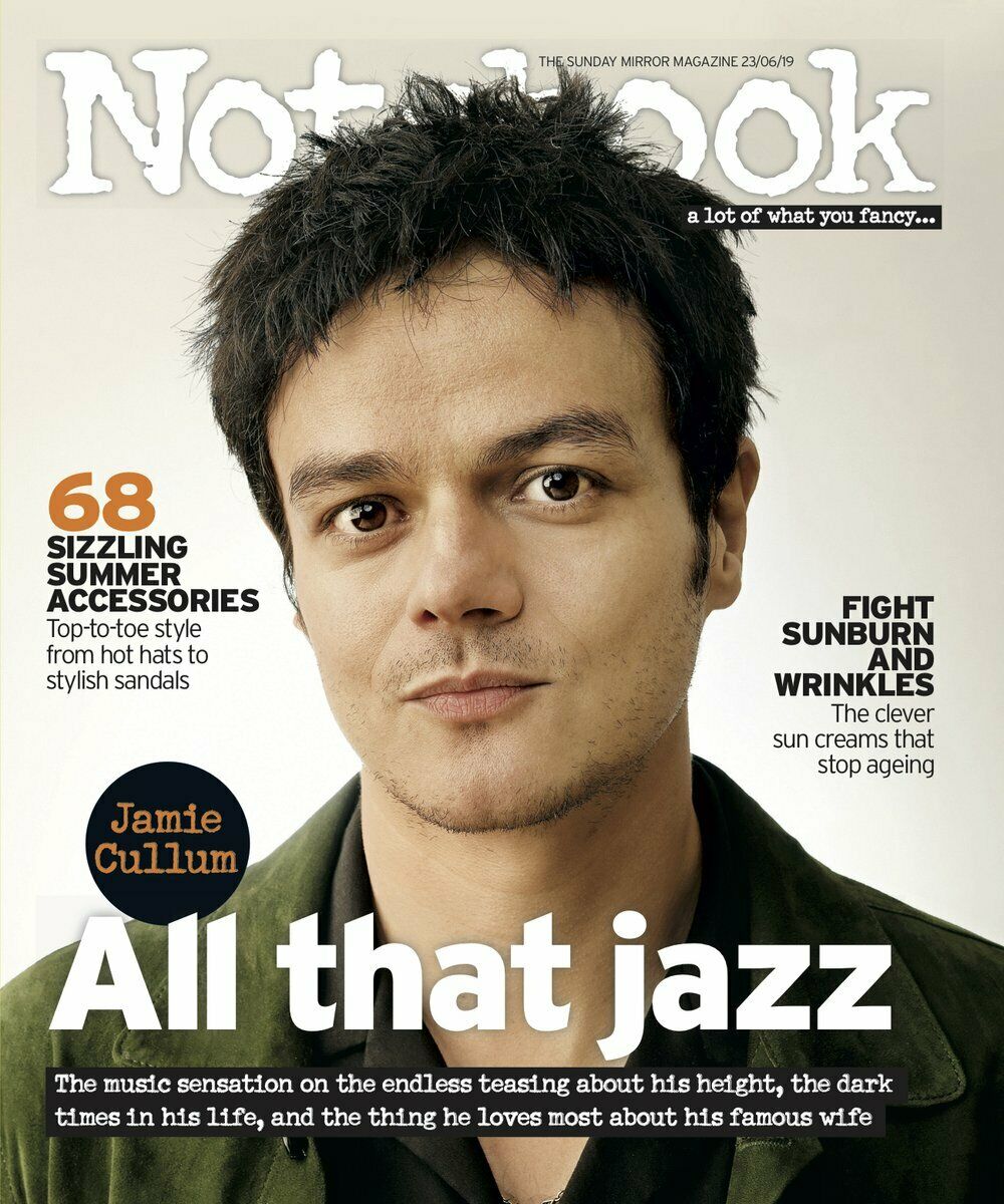 NOTEBOOK Magazine June 2019: JAMIE CULLUM PHOTO COVER INTERVIEW - BESSIE CARTER