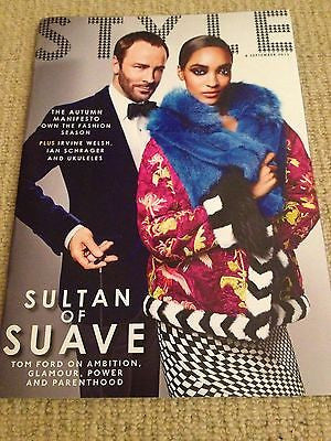 TOM FORD interview JOURDAN DUNN NEW UK 1 DAY ISSUE KIKO MIZUHARA IRVINE WELSH