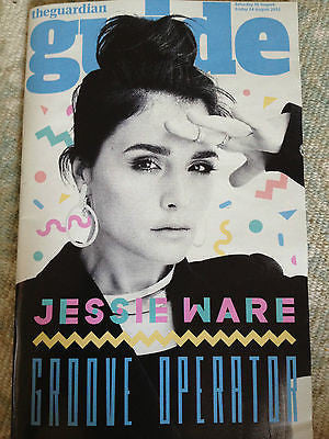 JESSIE WARE - NEW UK COVER GUIDE MAGAZINE - AUGUST 2012 - VINCE VAUGHN