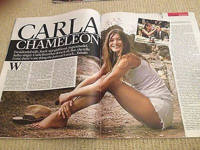 CARLA BRUNI UK Photo interview MAGAZINE MAY 2014 RIGHTEOUS BROTHERS BILL MEDLEY