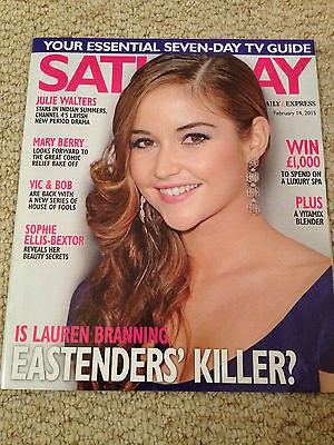 SATURDAY MAGAZINE 2015 JACQUELINE JOSSA JACLYN CHARLIE'S ANGELS SMITH VIC & BOB