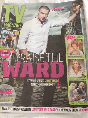 SHAYNE WARD PHOTO COVER TV MAGAZINE - 15 AUGUST 2015 - NEW - ANEURIN BARNARD