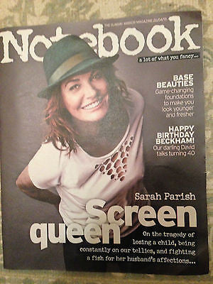 SARAH PARISH PHOTO COVER INTERVIEW NOTEBOOK MAGAZINE APRIL 2015 IWAN RHEON