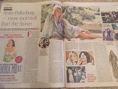 UK Times Review 17th June 2017 Diane Keaton Anita Pallenberg Royal Blood