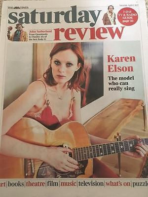 KAREN ELSON PHOTO COVER INTERVIEW UK TIMES REVIEW APRIL 2017 Leonora Carrington