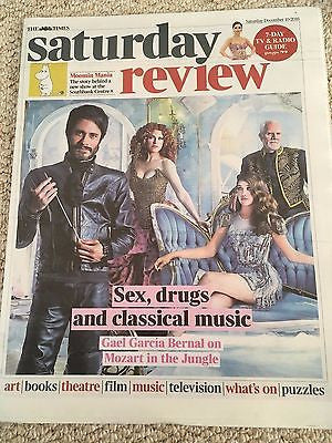 Mozart in the Jungle GAEL GARCIA BERNAL PHOTO COVER UK ISSUE 12/2016 LOLA KIRKE