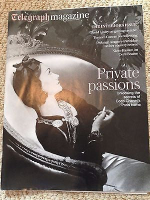 COCO CHANEL Photo Cover UK Telegraph Magazine 09/2016 CECIL BEATON DAVID LINLEY