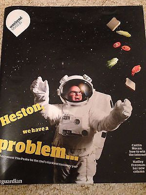 HESTON BLUMENTHALL PHOTO COVER INTERVIEW GUARDIAN MAGAZINE MARCH 2016 TIM PEAKE