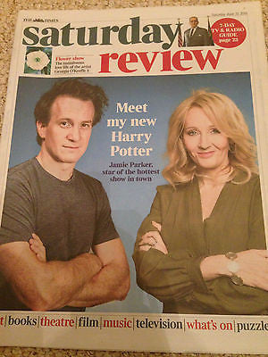 JK Rowling Harry Potter & The Cursed Child Jamie Parker UK Times June 2016