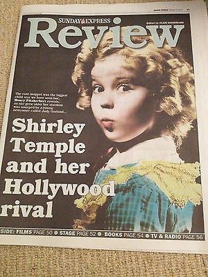 Sunday Express Review Supplement - 16 February 2014 Shirley Temple Cover