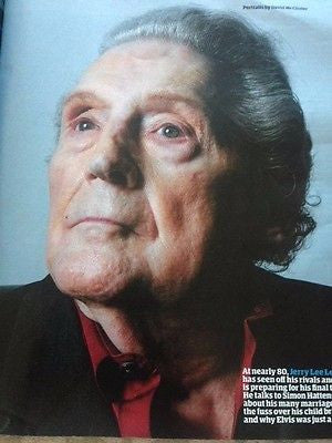 JERRY LEE LEWIS PHOTO COVER INTERVIEW GUARDIAN WEEKEND MAGAZINE AUGUST 2015