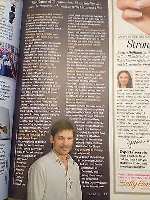 NOELLE RENO interview LISA SNOWDON UK 1 DAY ISSUE 2014 NEW Nikolaj Coster-Waldau