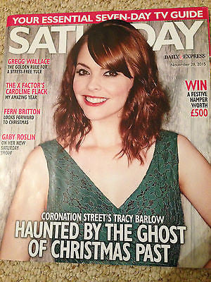 SATURDAY MAGAZINE NOVEMBER 2015 KATE FORD NICHOLAS DONNELLY FERN BRITTON