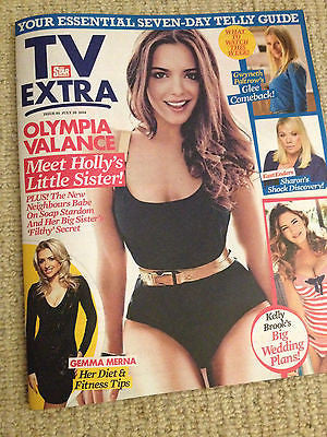 TV EXTRA MAGAZINE JULY 2014 OLYMPIA VALANCE GEMMA MERNA RONAN KEATING