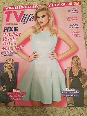 TV LIFE MAGAZINE AUGUST 2016 PIXIE LOTT BEN RICHARDS LUCY FALLON