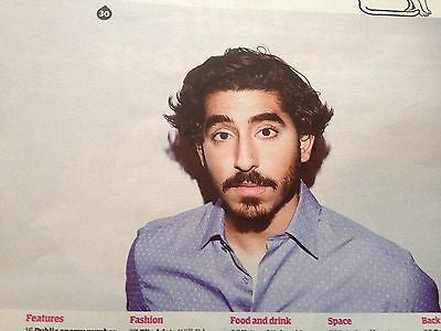 Marigold Hotel DEV PATEL PHOTO INTERVIEW GUARDIAN MAGAZINE 2015 FRANCES BARBER