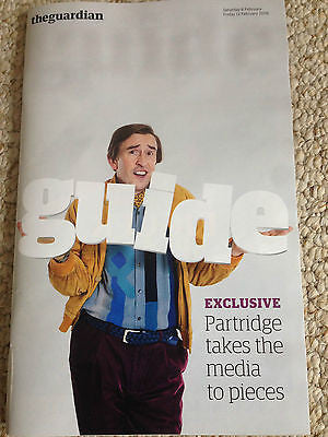 UK GUIDE MAGAZINE FEB 2016 - ALAN PARTRIDGE (STEVE COOGAN) EXCLUSIVE MIA GOTH